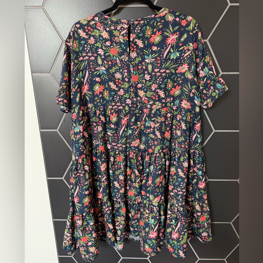 ASOS Floral Tiered Dress - Picture 2 of 3